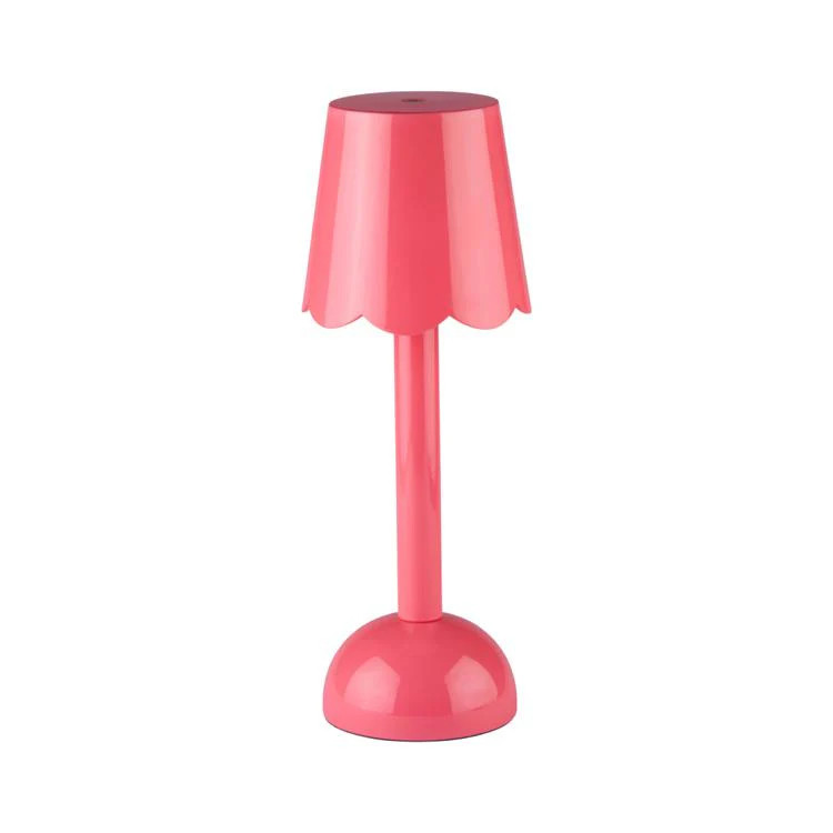 Watermelon Pink Scallop Lamp - Cordless LED Lamp | Addison Ross US