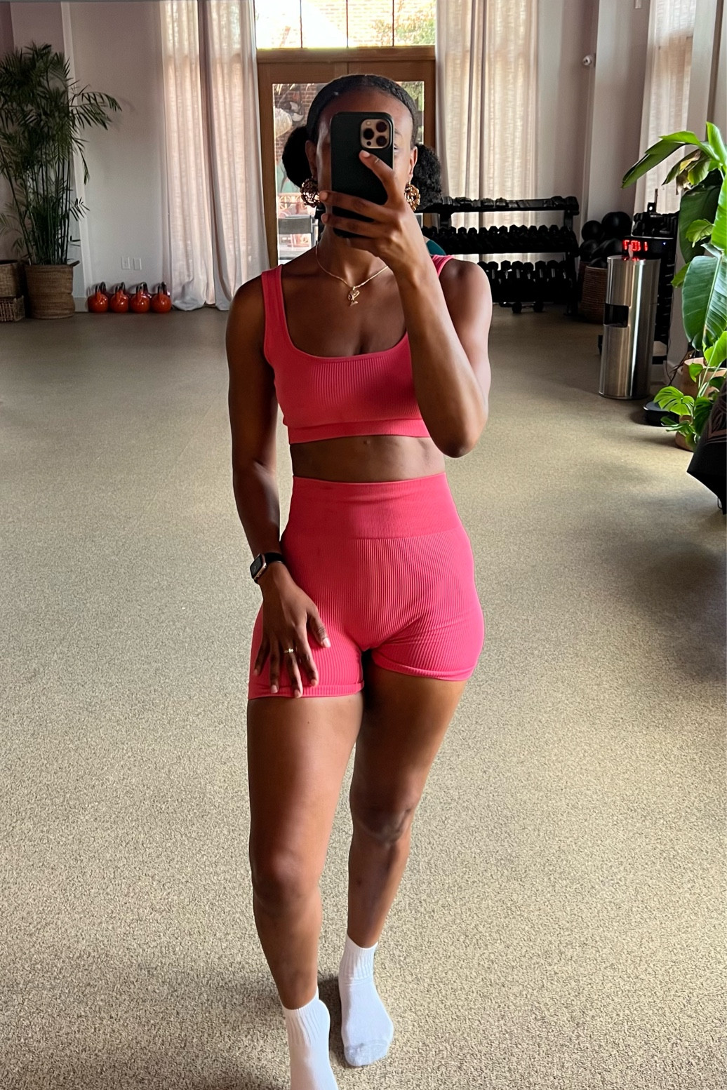 High waist workout set in PINK 💞💞

#LTKtravel #LTKunder50