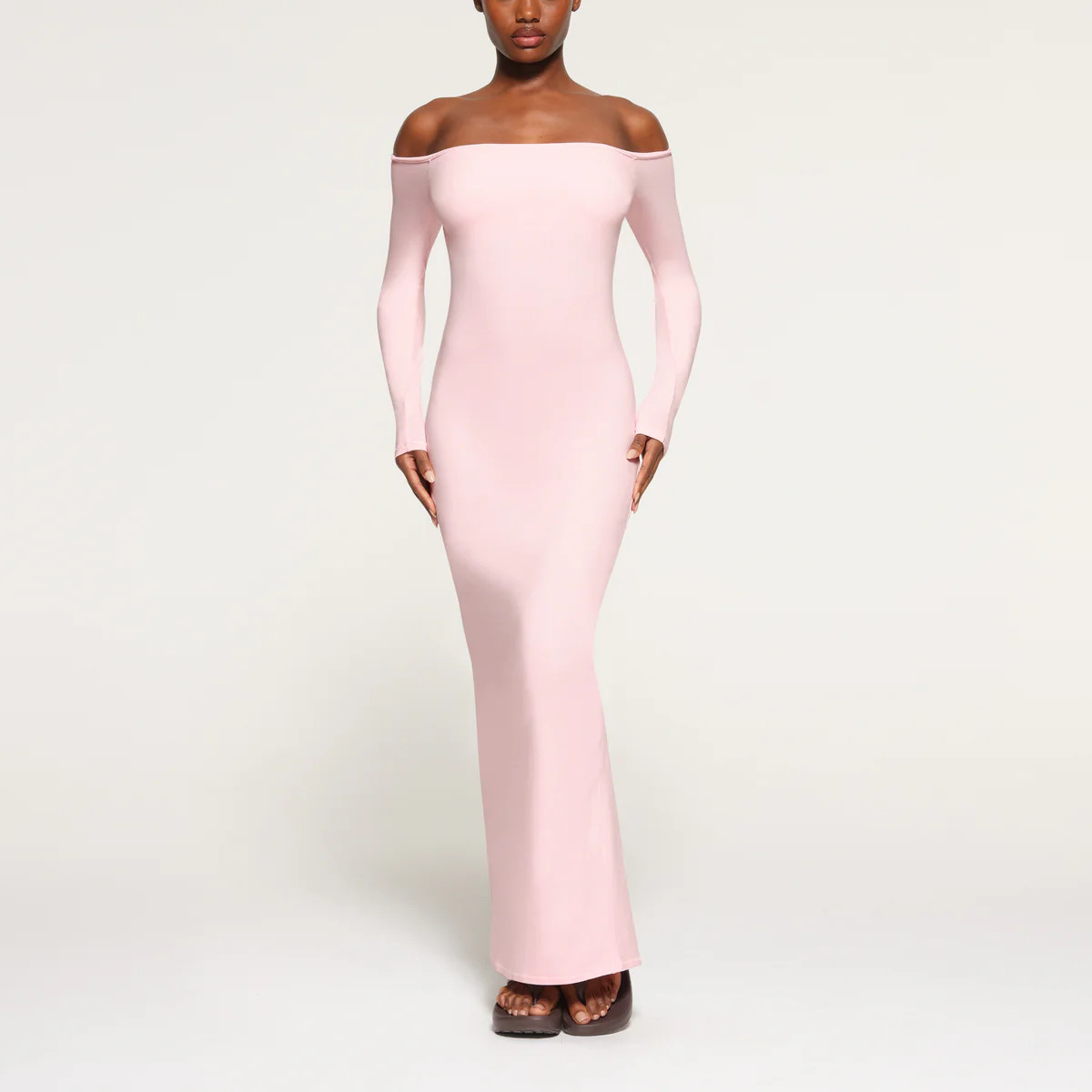 OFF THE SHOULDER LONG DRESS | SKIMS (US)