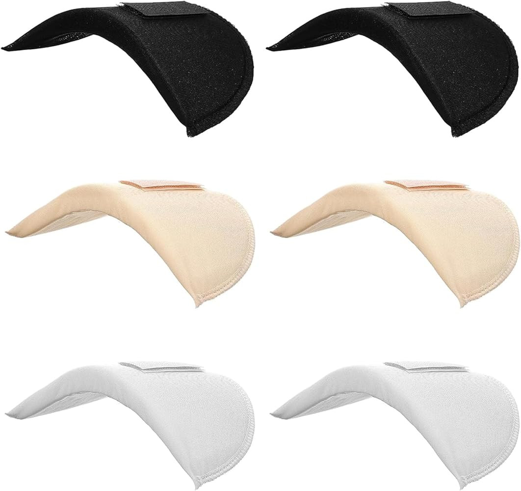 6 Pairs Shoulder Pads for Women Clothes, Silicone Shoulder Pads for Women, Shoulder Correction fo... | Amazon (UK)