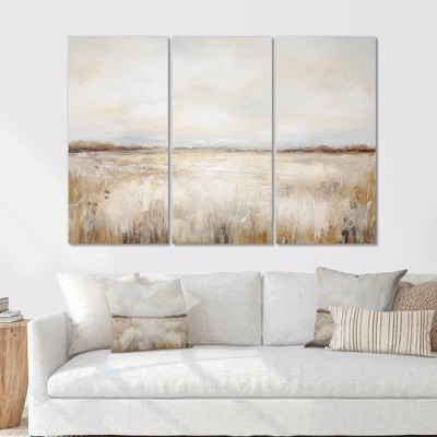 Prairies Minimalism Country Charm Delight I - Prairies Wall Art Living Room Set | Wayfair North America