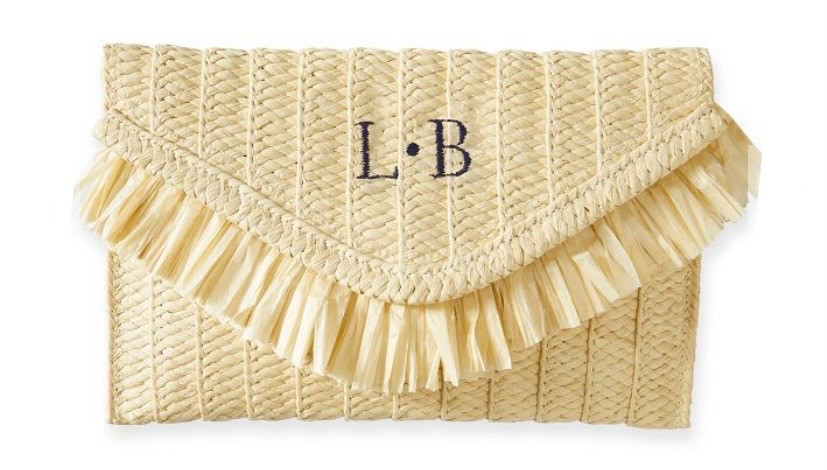 Spring break - $30, ON SALE; fringe clutch, personalization optional; also comes with pink or navy fringe 



#strawpurse #giftsforher #markandgraham #strawclutch #salefinds #summerpurse #resortwear #springbreak #LTKSeasonal #LTKU #LTKOver40 

#LTKSaleAlert #LTKFindsUnder50 #LTKStyleTip #LTKItBag