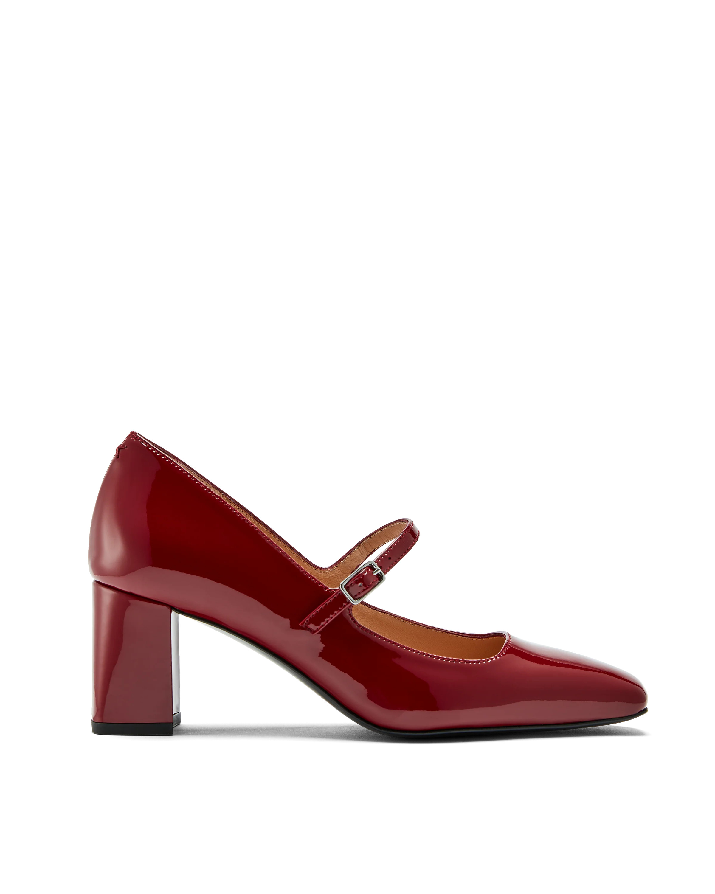 Celine: Burgundy Patent | Inez Shoes, LLC
