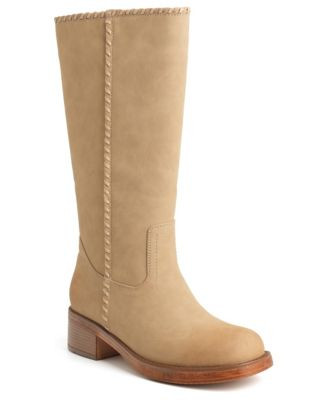 New York & Company Women's Carmen Thigh High Boots - Brown | Macy's