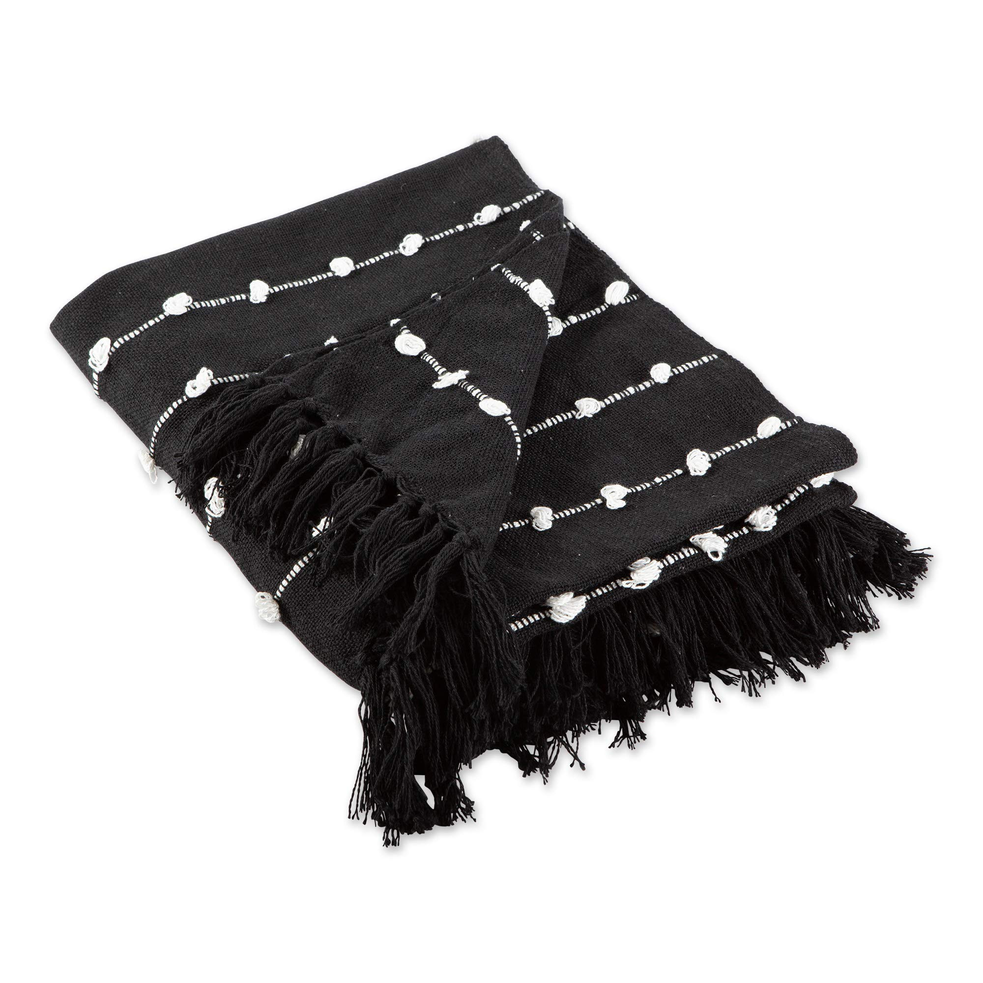 DII Woven Loop Throw Collection, 50x60, Black | Amazon (US)