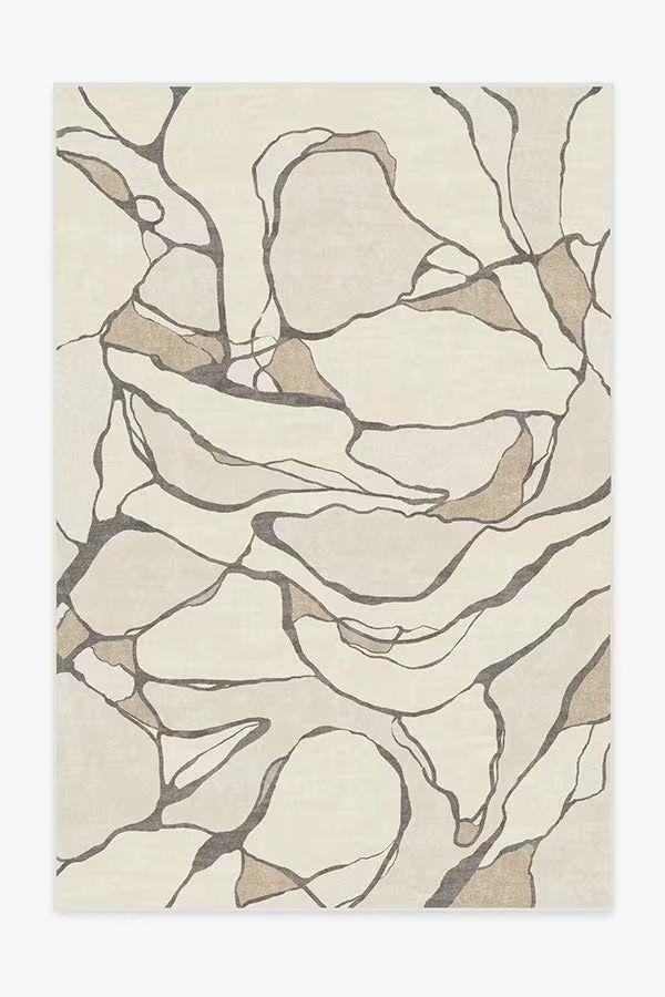 Nina Takesh Aude Creme Tufted Rug | Ruggable