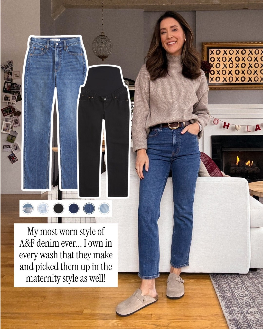 My most worn Abercrombie denim style ever! Also comes in maternity 

#LTKBump #LTKmomlife