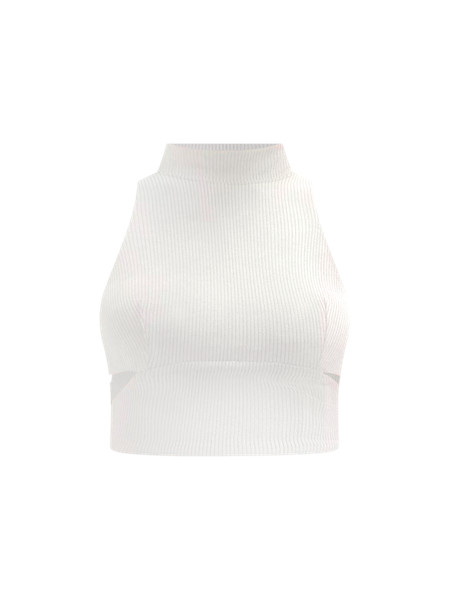 Ribbed Softstreme Mockneck Cropped Tank Top | Women's Sleeveless & Tank Tops | lululemon | Lululemon (US)