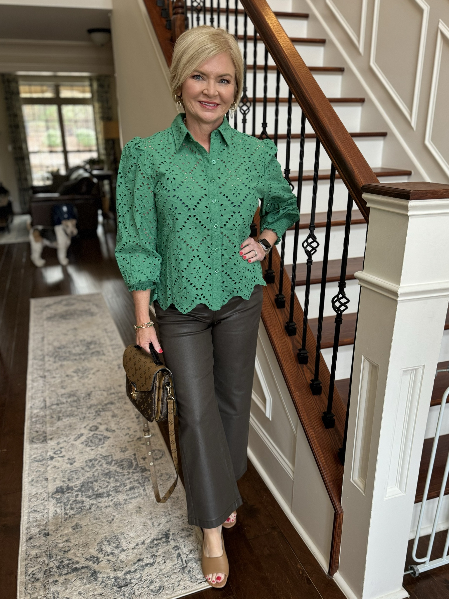 Wearing 0.5 (6) top, 0 (4) in both pants 

Spring outfit
Spring trends
Coated denim
Eyelet
Petite


#LTKsalealert #LTKover40 #LTKstyletip