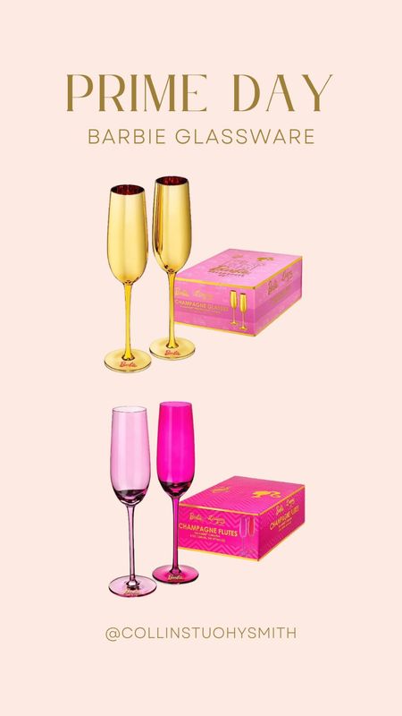 Can’t get over these adorable Barbie champagne flutes on sale!💖

#LTKxPrimeDay #LTKunder100 #LTKunder50