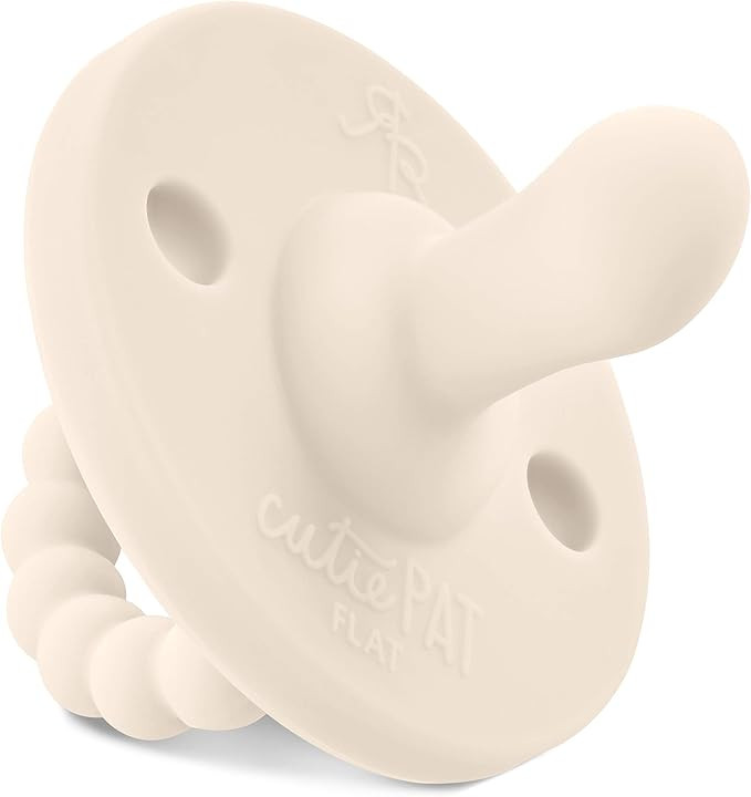 Ryan & Rose Cutie PAT Pacifier Teether (Ivory, Flat) | Amazon (US)