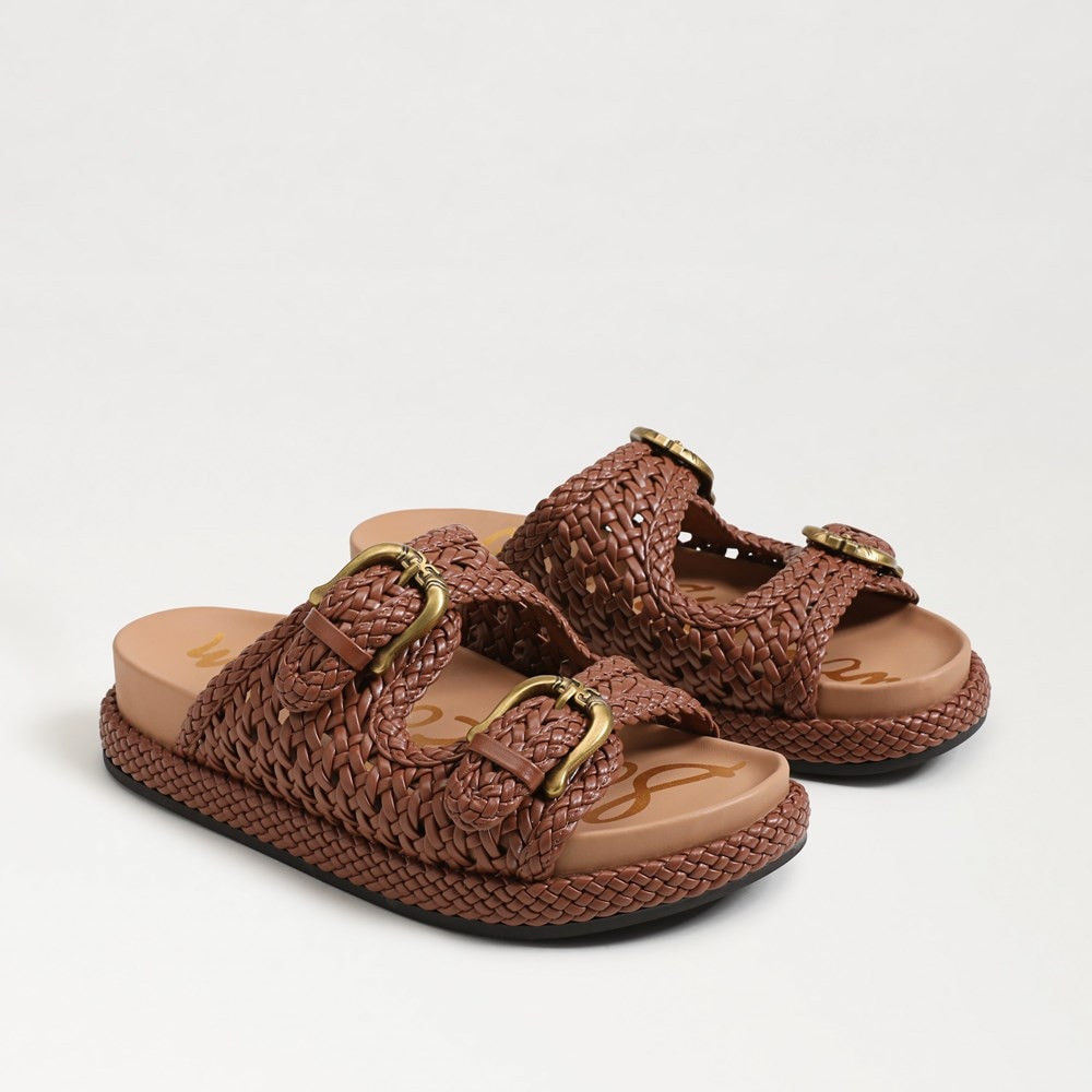 Reid Buckle Slide Footbed Sandal | Sam Edelman