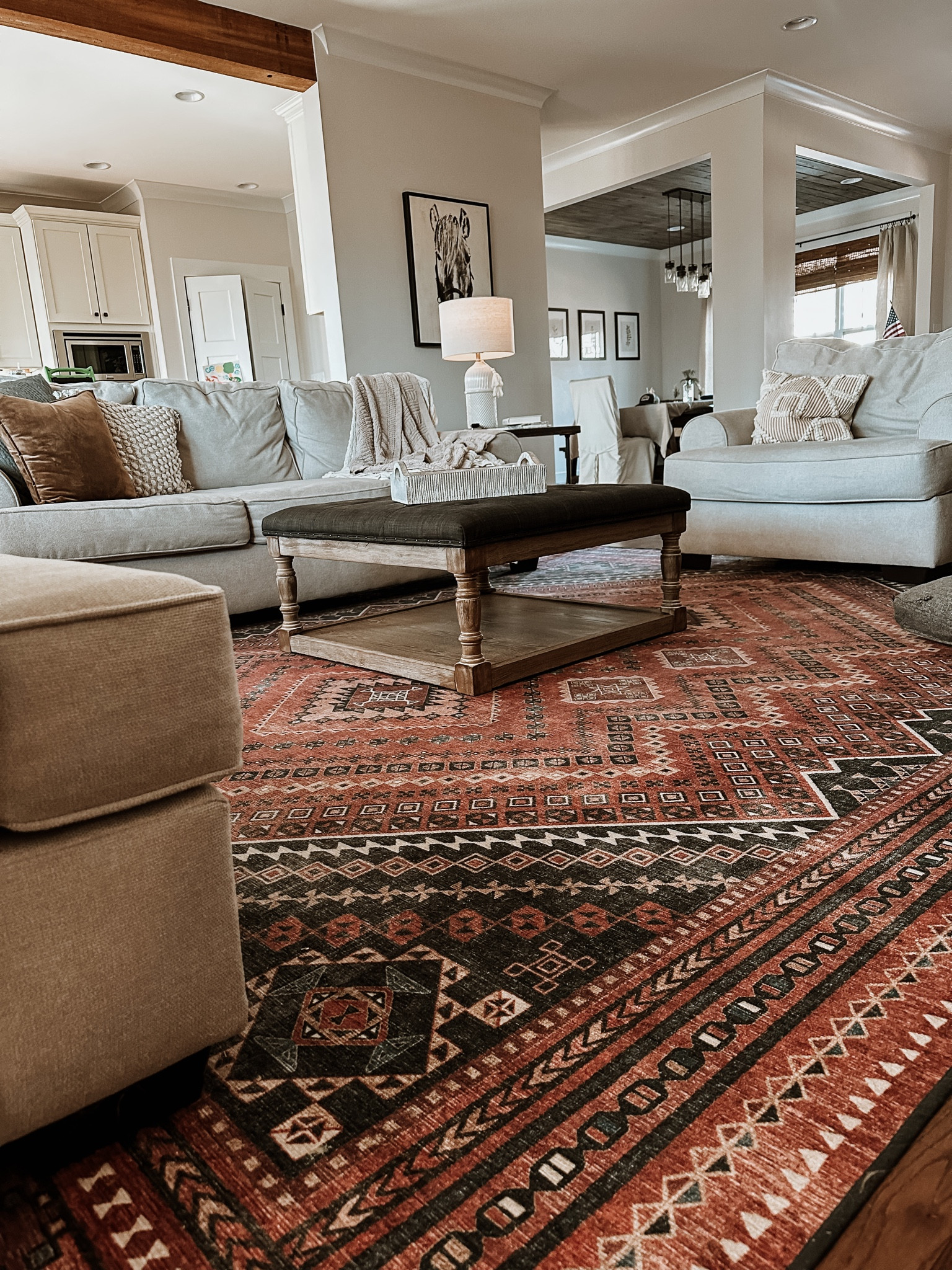 This rug has been one of the best investments in our home. It’s beautiful, durable and washable!!! We purchased the 8x10 for our living room and love it!

#LTKhome