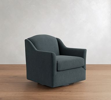 Belen Swivel Chair | Pottery Barn (US)