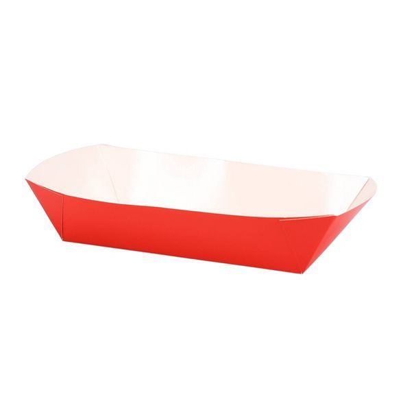 10ct Hot Dog Boat Red Solid - Sun Squad™ | Target