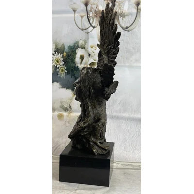 Tuyet Bust Of Indian Chief Bronze Sculpture Statue Original Signed Nick Figure Art | Wayfair North America