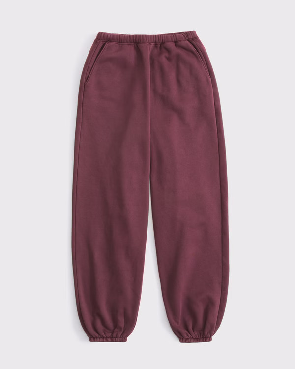 Women's High Rise Sunday Baggy Sweatpant | Women's Bottoms | Abercrombie.com | Abercrombie & Fitch (US)