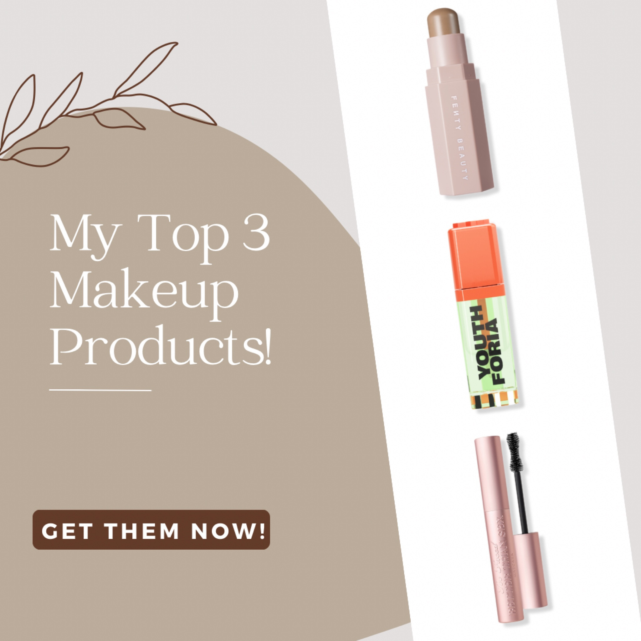 My top 3 makeup products right now! These would make the perfect Christmas gift or stocking stuffer 

#LTKfindsunder50 #LTKHoliday #LTKGiftGuide