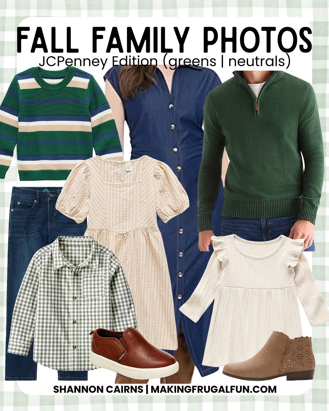 Fall family photo outfit planning inspiration and ideas.

Greens Neutrals Olive Color scheme
Fall outfits
JCPenney Finds
Affordable fall outfits


#LTKStyleTip #LTKFamily #LTKFindsUnder100