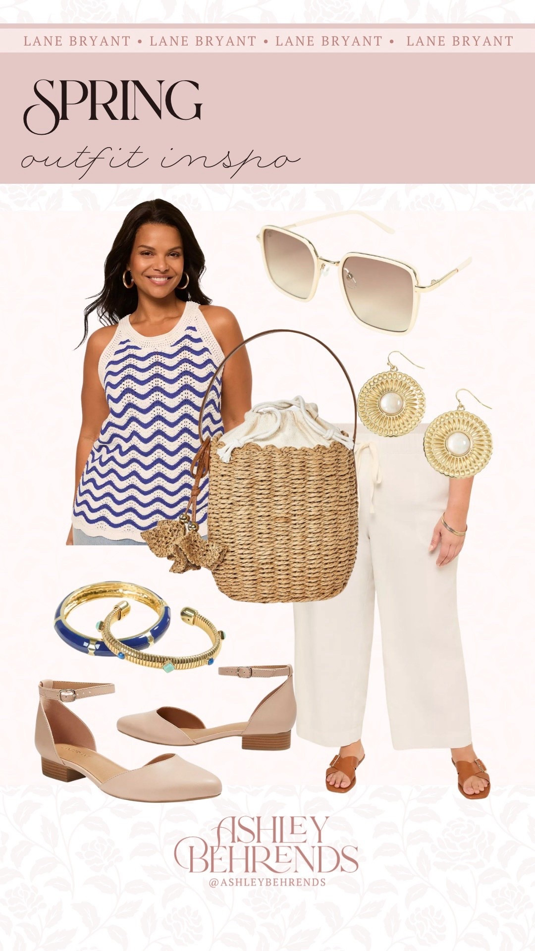 This @Lane Bryant outfit is perfect for my fellow baddies with bellies this spring. I love the crochet tank top paired with these drawstring waistband pants. This look would be so cute for Memorial Day as well. 

#LTKOver40 #LTKSaleAlert #LTKPlusSize