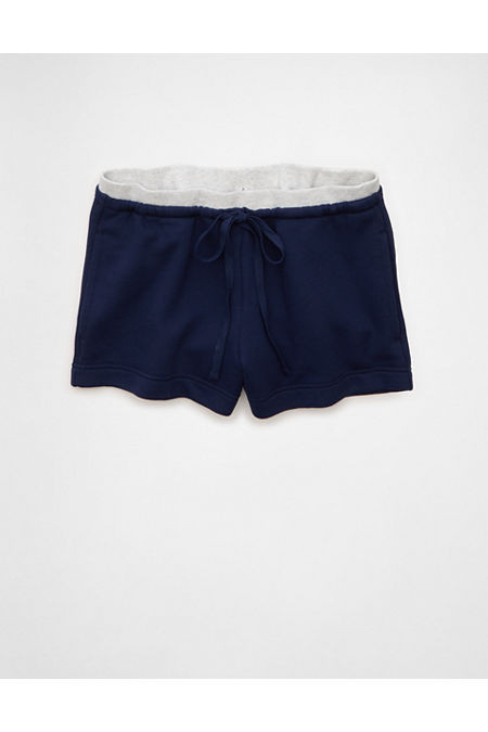 AE Twice As Nice Sweat Short Women's Night Time Navy XXL | American Eagle Outfitters (US & CA)