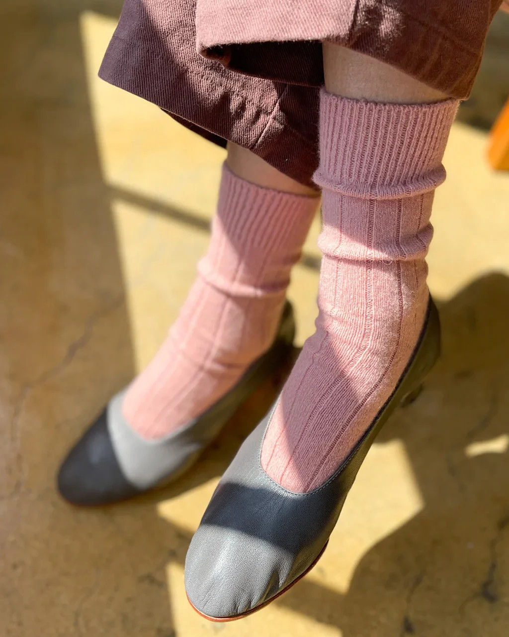 Classic Cashmere Socks - Rose Petal | ban.do