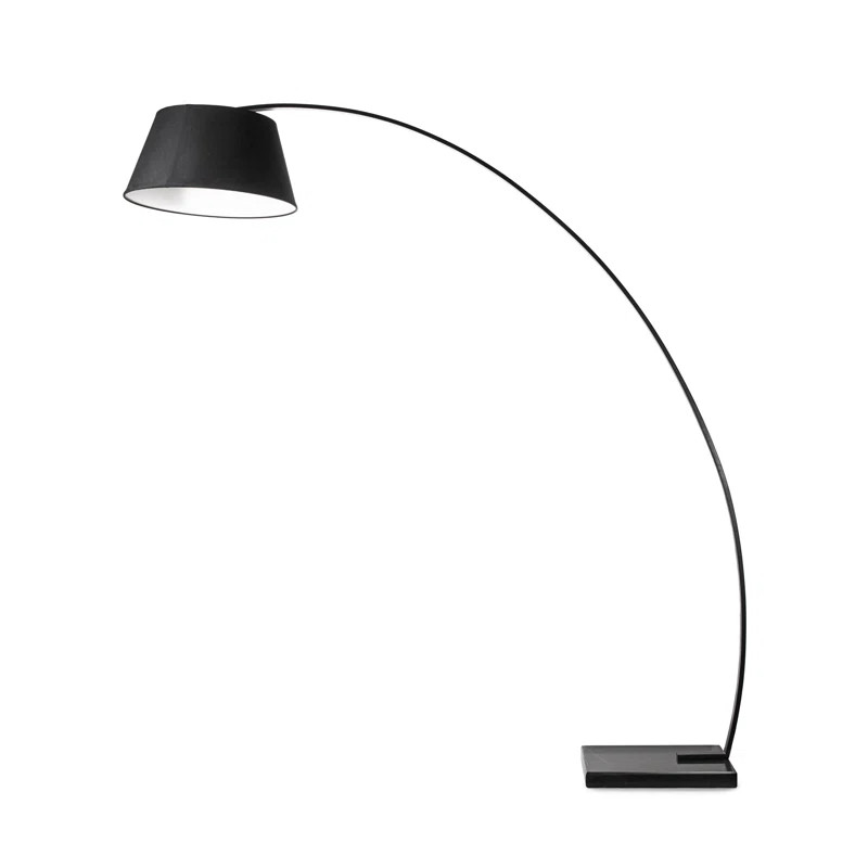 Rabeeah Arched Floor Lamp - 77" H x 20" W x 69" D | Wayfair North America