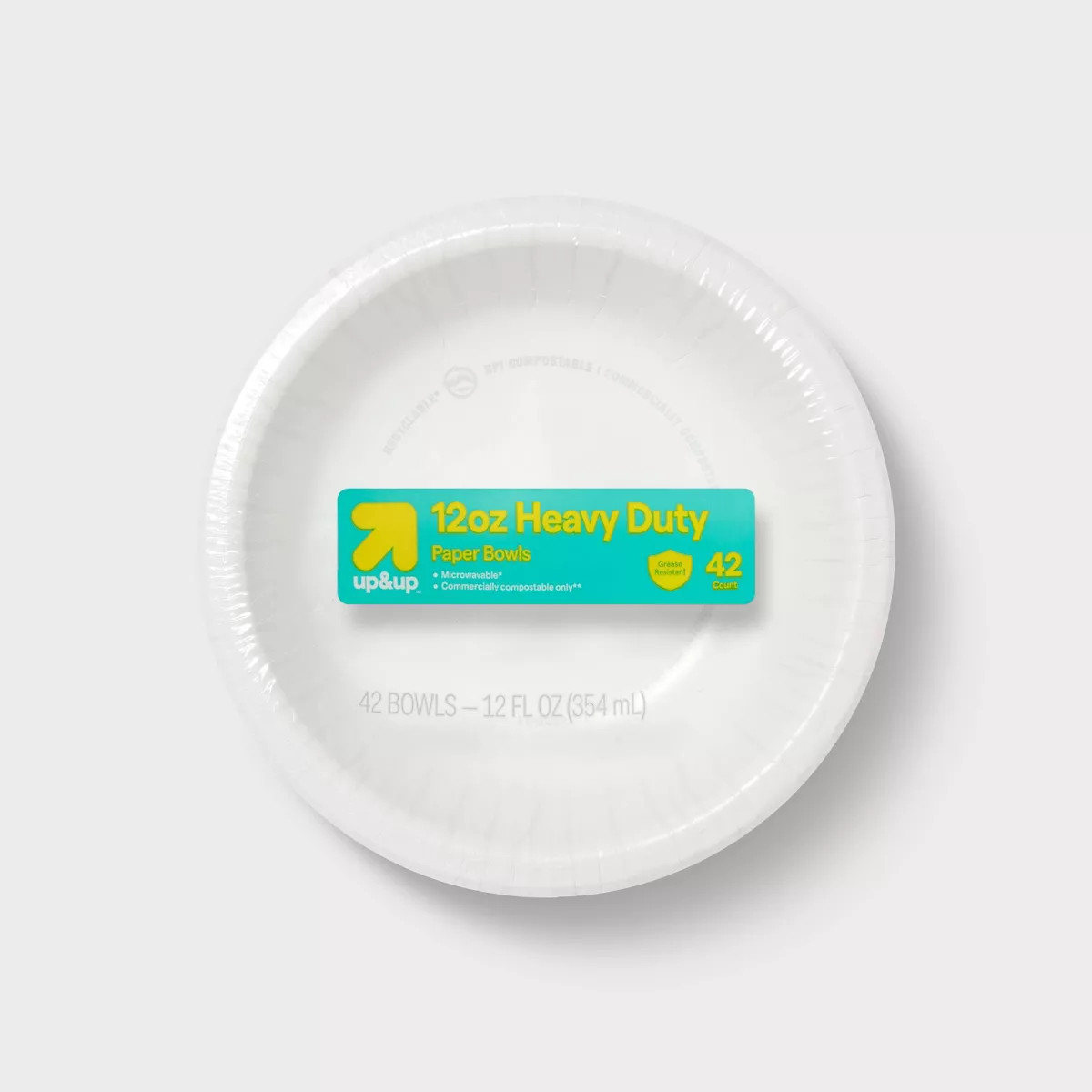White Paper Bowl - 42ct/12oz - up&up™ | Target