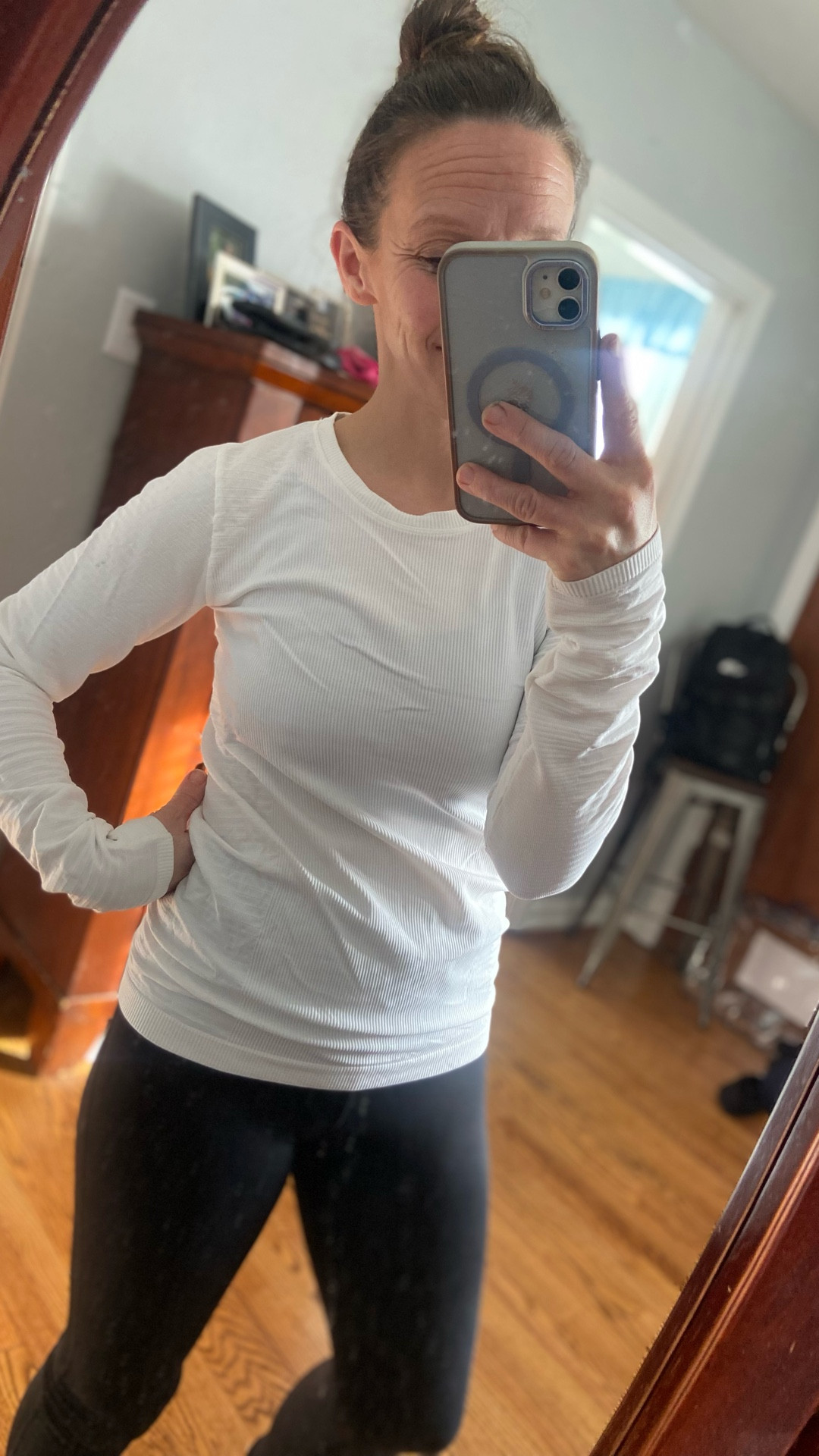 ON SALE - this is my favorite base layer for the winter and being outdoors. I usually wear it when doing cardio in the winter, but today I wore it for sledding and it was a great first base layering piece.  Comes in more colors, some ribbed and some not, and some colors on sale.  


#LTKSeasonal #LTKootd #LTKActive #sledding #wintercardio #LTKvlog #LTKstorytime #athleta #athleisure #athletasale #salefinds #winterexercise 

#LTKU #LTKSaleAlert #LTKOver40