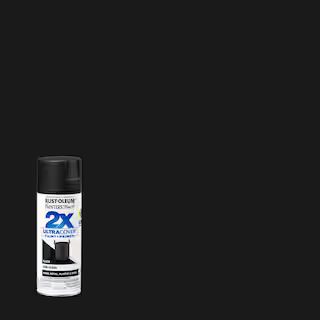 Rust-Oleum Painter's Touch 2X 12 oz. Semi-Gloss Black General Purpose Spray Paint-334097 - The Ho... | The Home Depot