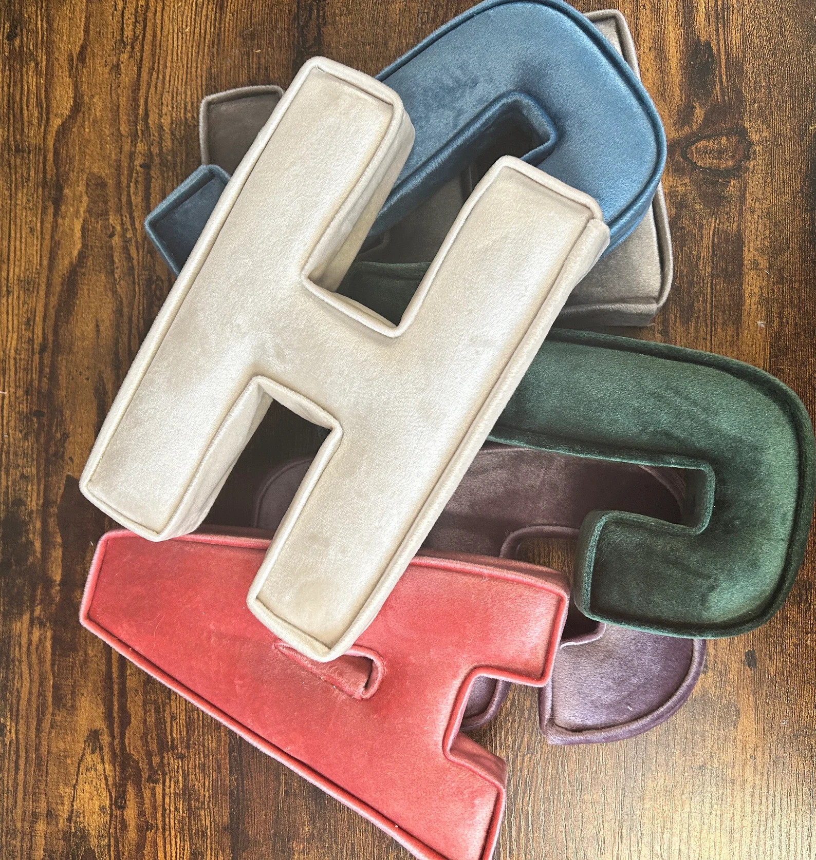 Velvet Fabric Letters - Etsy | Etsy (US)