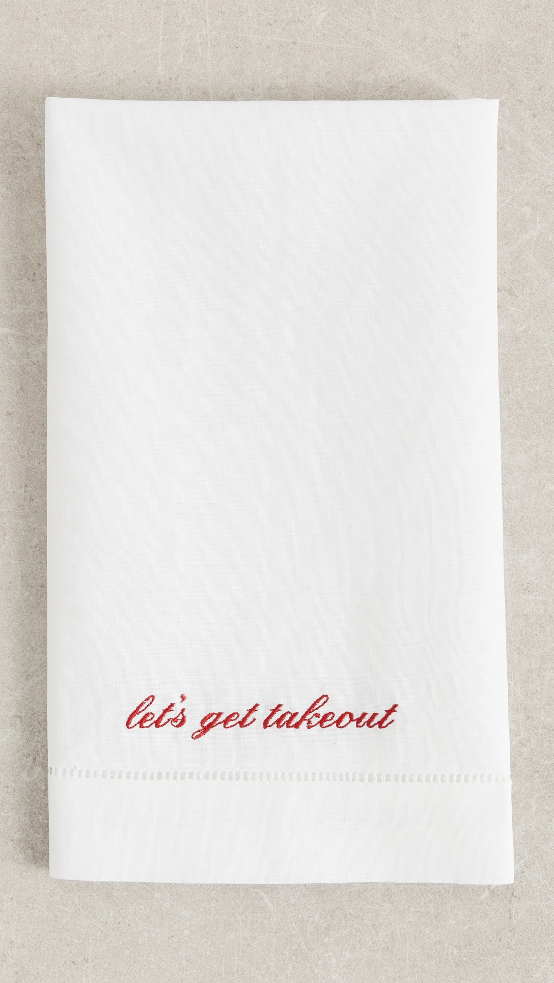 Let's Get Takeout Tea Towel | Shopbop