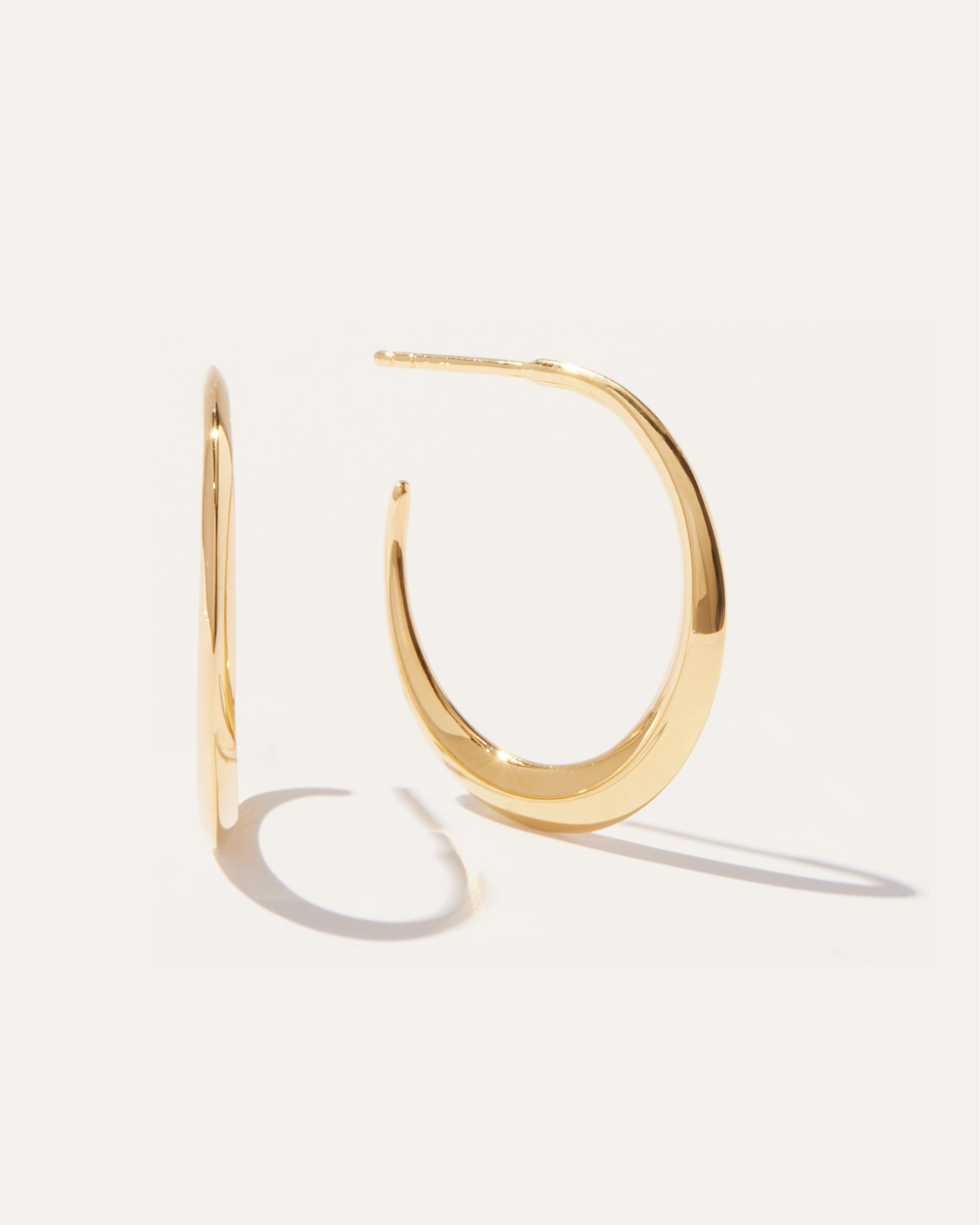 Quince | Women's Dress Up Hoop Earrings Earrings in Gold Vermeil | Quince