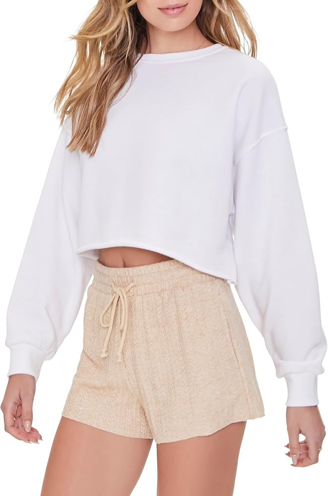 Forever 21 Women's High-Rise Drawstring Shorts | Amazon (US)