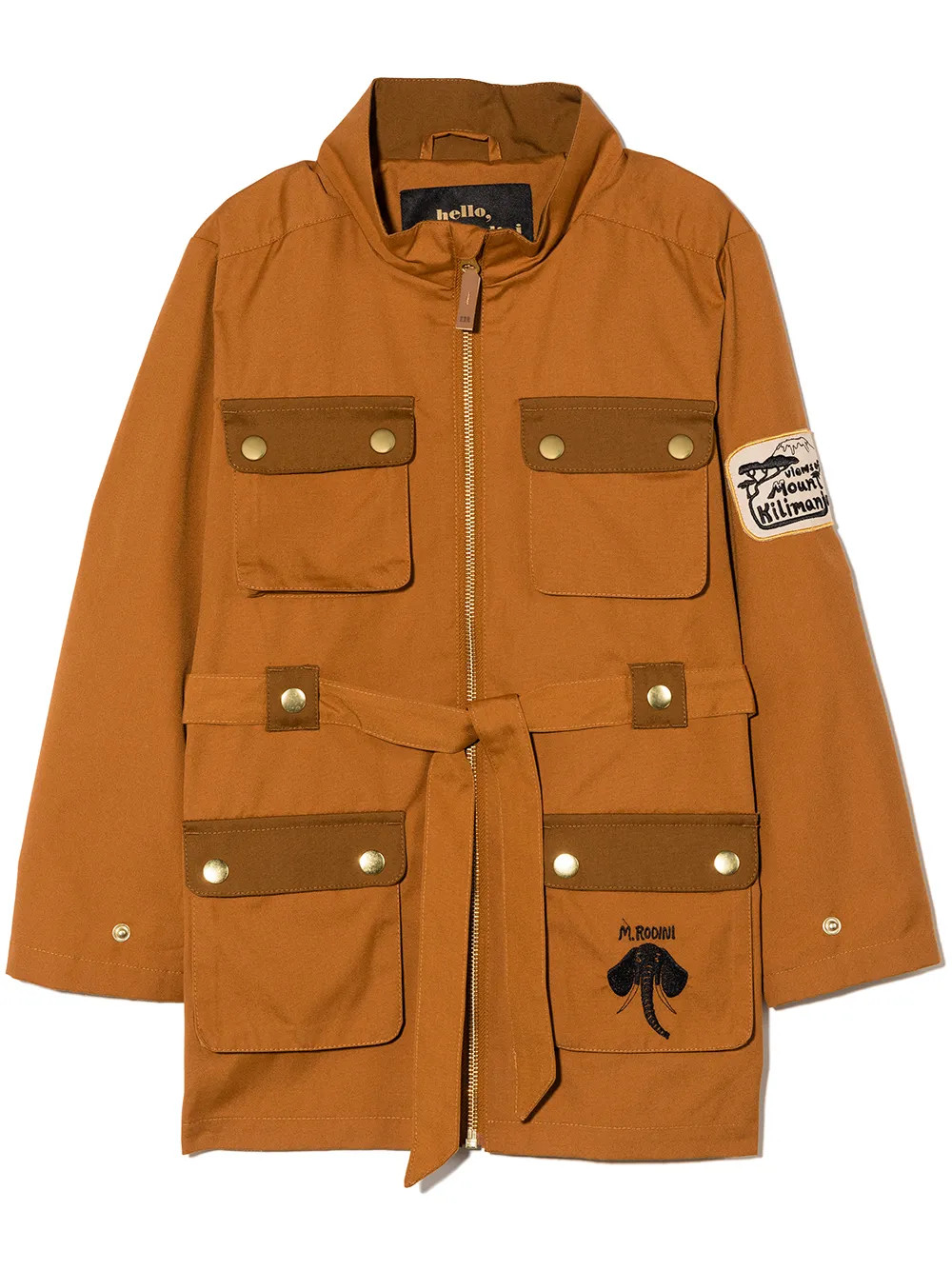 Safarijacke mit Elefantenstickerei | Farfetch Global