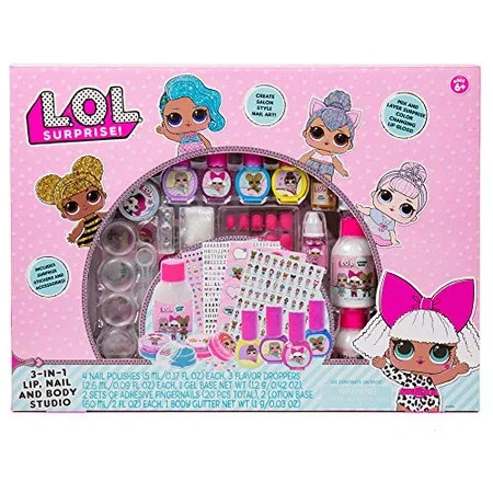 L.O.L. Surprise! 3-in-1 Lip Nail & Body Studio by Horizon Group USA.DIY Beauty Activity Kit.Make Col | Walmart (US)