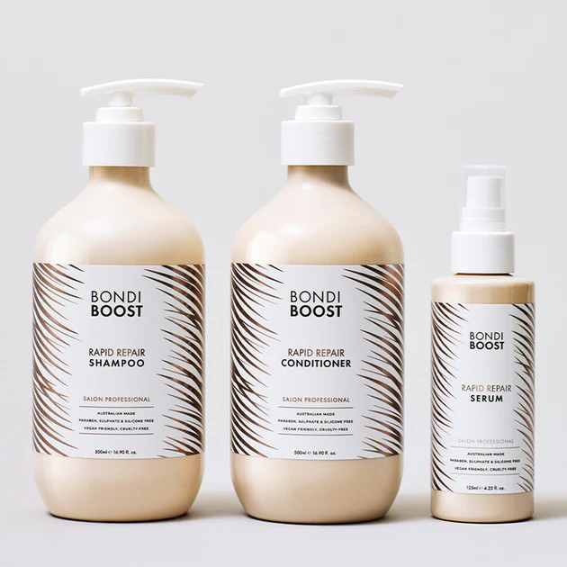 Rapid Repair Trio - Reparative Shampoo + Conditioner + Serum | Bondi Boost