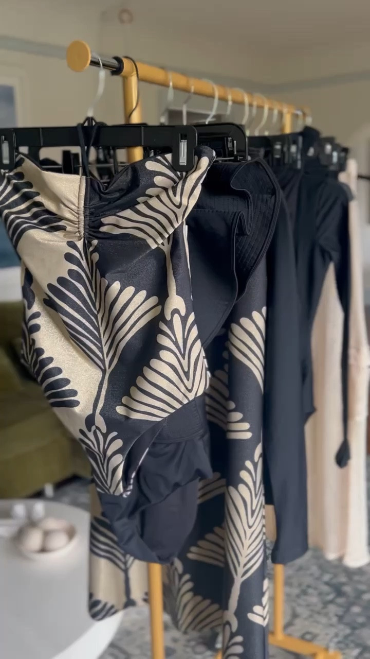 When a client asks for a black one piece we bring options :) 

Favorites were:

Johanna Ortiz one piece and skirt - going to link less expensive option for this look but so many ways to wear it!

Hunza G one shoulder and strapless are big wins - one size fits all and so flattering and comfortable. She got both!

Linked a Good  American in same fabric that is great as well.

Also loved L*Space great shape and just the right amount of sexy. 

Covered one piece is awesome for sun protection and zipper can be worn pretty low for a little edge. 

Ruffle Johanna was super cute but ruffle is dramatic so you have to ready to make statement with that one :)

#LTKtravel #LTKSeasonal #LTKVideo