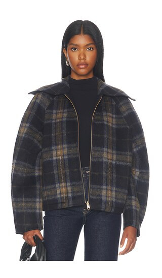 Clea Liora Reversible Jacket in Black. - size M/L | Revolve Clothing (Global)
