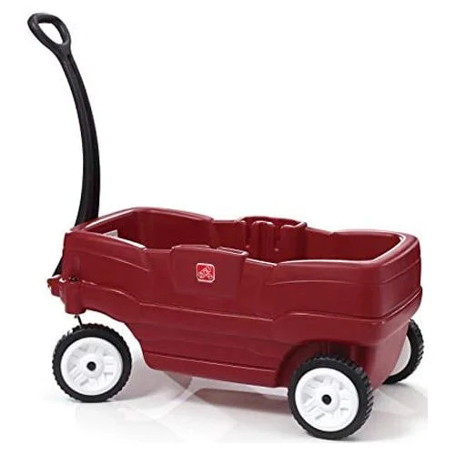 Step2 Red Plastic Two-Seater Toddler Wagon with Safety Belts and Storage for Ages 18 Mo to 5 Yrs | Walmart (US)