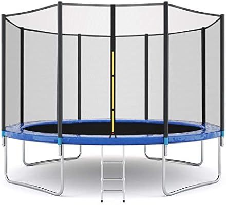 TIS_SUIT 12 FT Kids Trampoline with Enclosure Net Jumping Mat and Spring Cover Padding Trampoline... | Amazon (US)