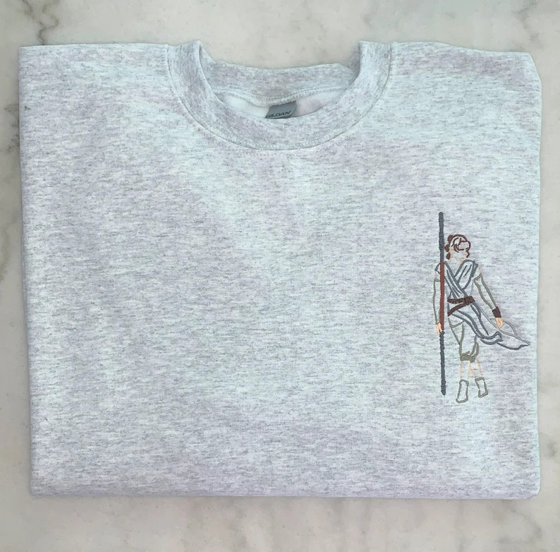 Rey Embroidered Sweatshirt - Galaxy Inspired - Etsy | Etsy (Global)