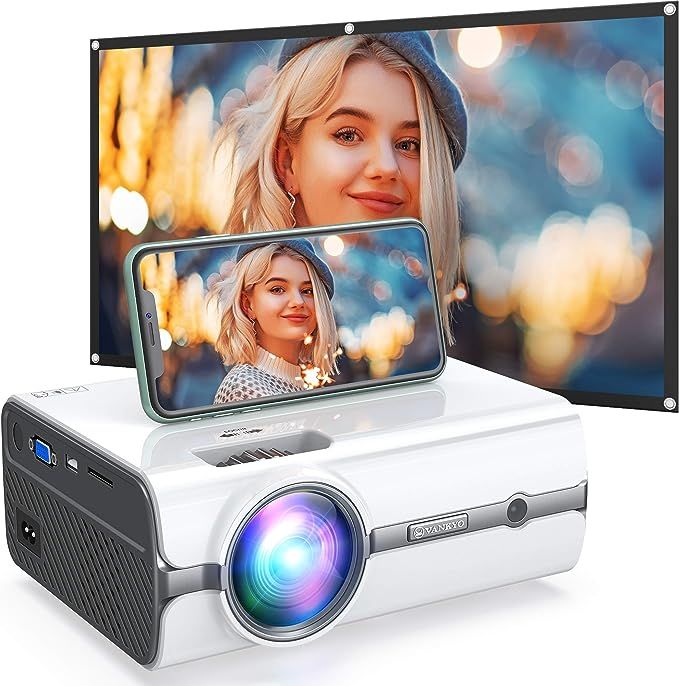 VANKYO Leisure 410W Mini WiFi Projector, 2020 Latest Update with Projector Screen Included, Porta... | Amazon (US)