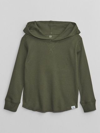 babyGap Waffle-Knit Hoodie | Gap Factory