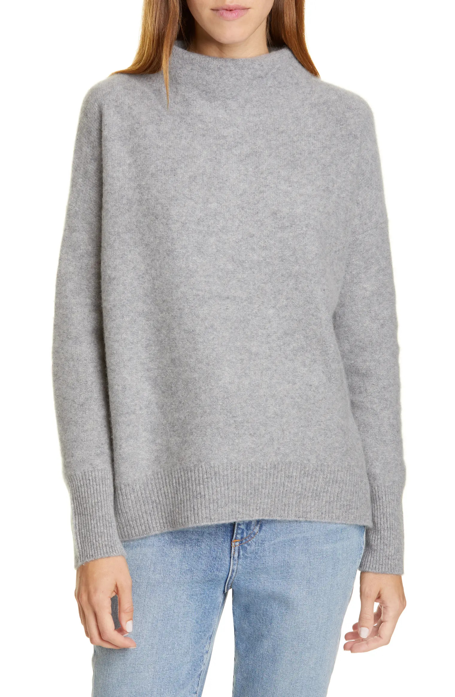 Boiled Cashmere Funnel Neck Pullover | Nordstrom