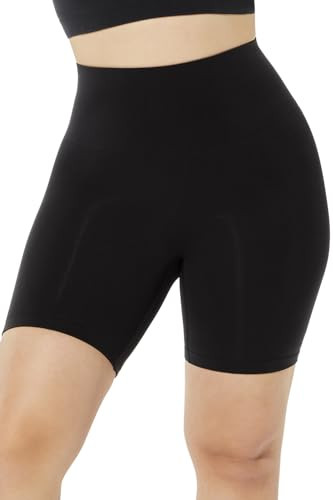 YITTY Women's Nearly Naked Shapewear High Waist Short, Medium Compression, Iconic Black, 1X/2X | Amazon (US)