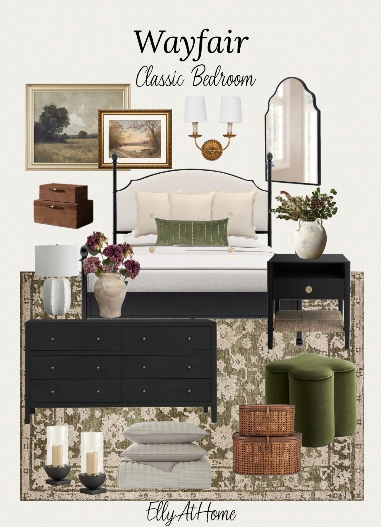 Cozy Classic bedroom styling perfect for a fall transition! Bed, dresser, nightstand, area rug, ottoman, bedding, artwork and more home decor accessories. Many selections on sale! @Wayfair #wayfair #wayfaircreator

#LTKHome #LTKSaleAlert