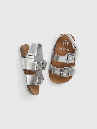Baby Metallic Buckle Sandals | Gap (US)