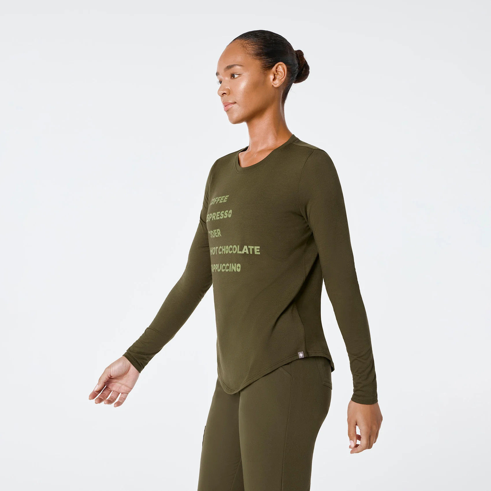 Fall Brews Supersoft Longsleeve Underscrub | FIGS