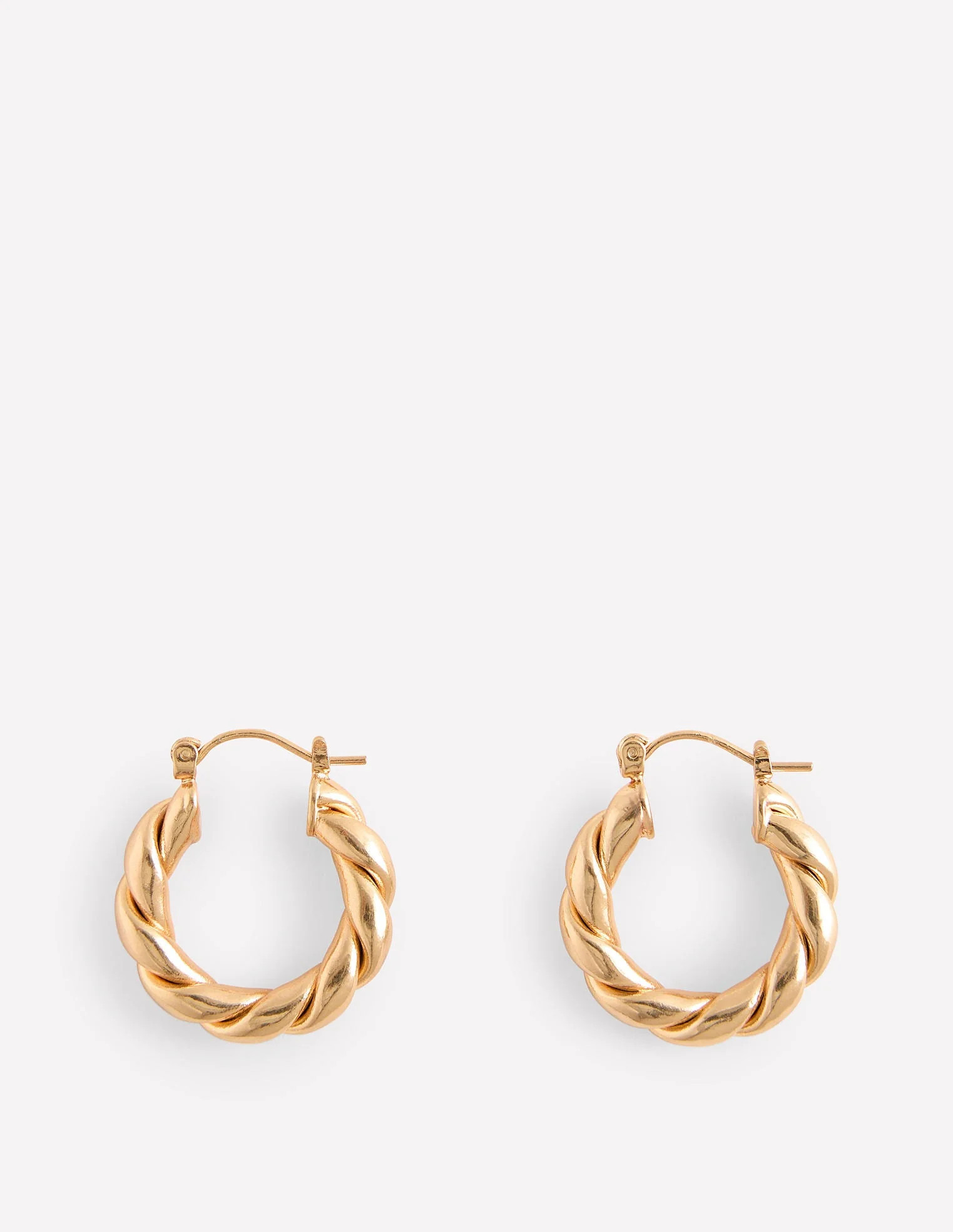 Chunky Twist Hoops-Gold Colour | Boden (US)